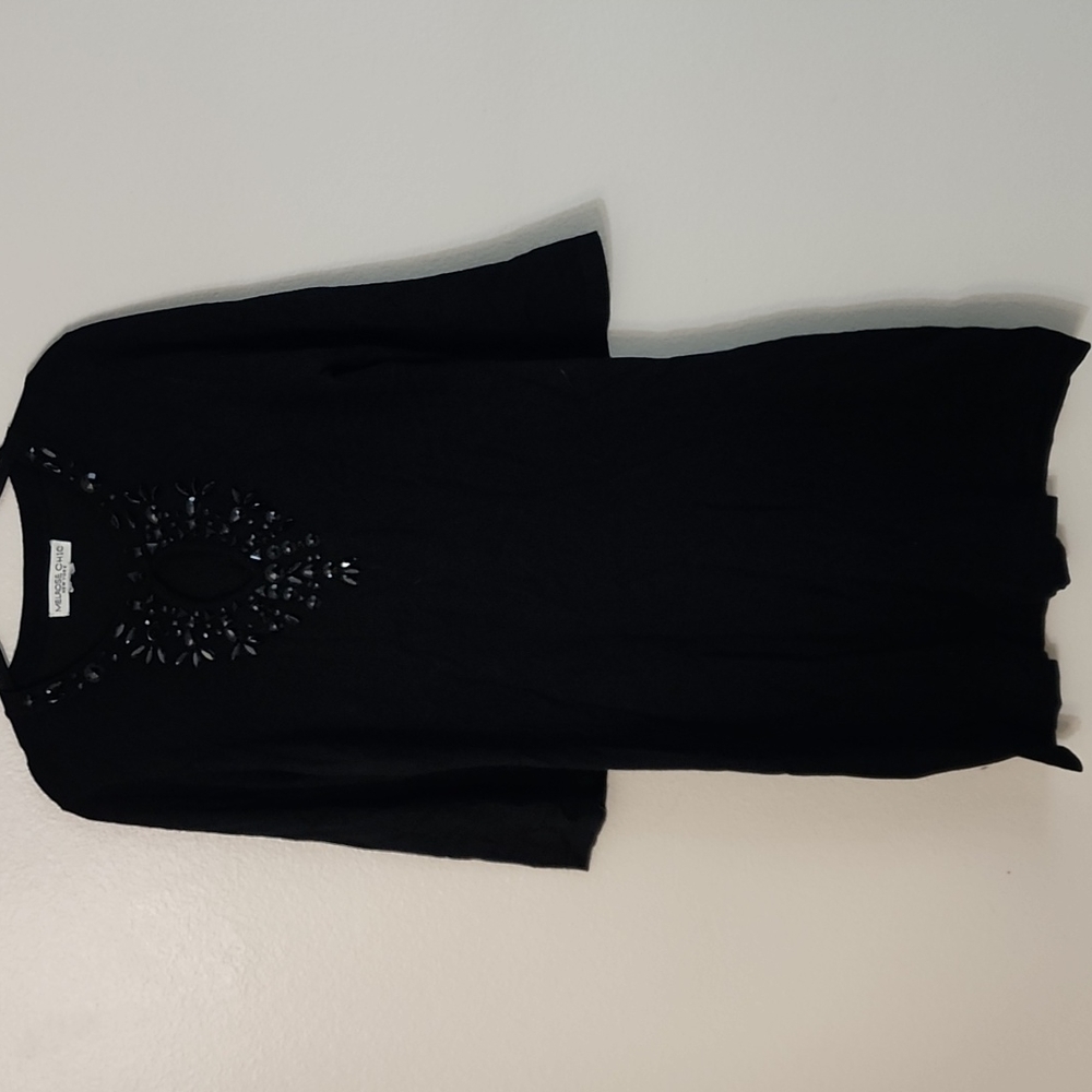 Melrose Chic Black Knit Dress Size M